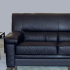 Canapé cuir noir